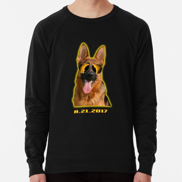 Item preview, German Shepard Dog Total Solar Eclipse T shirt designed and sold by evaspark.