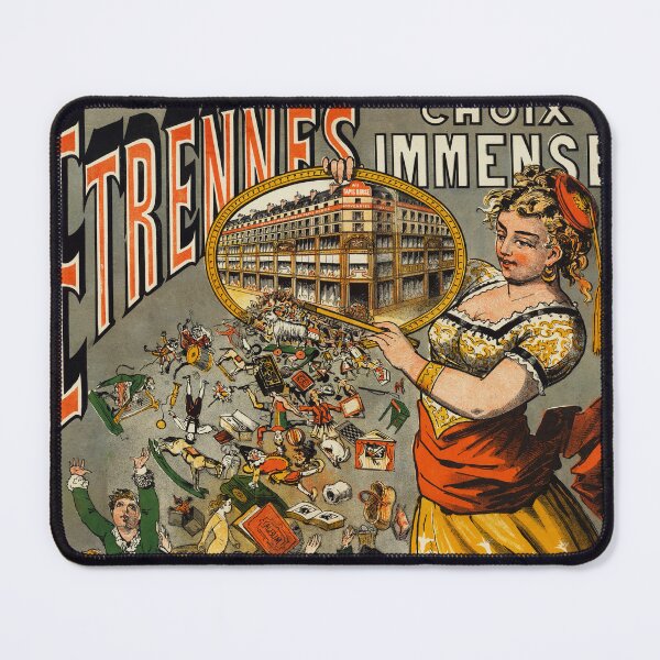 Item preview, ETRENNES TAPIS ROUGE Toy Shop 1873 Vintage French Poster designed and sold by retroposters.