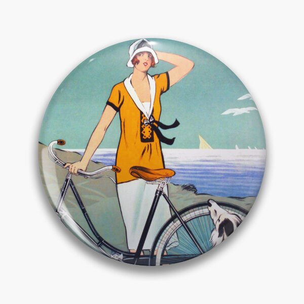 Item preview, Vintage Cycling Poster With Dog - De Dion-Bouton designed and sold by leafsquare.