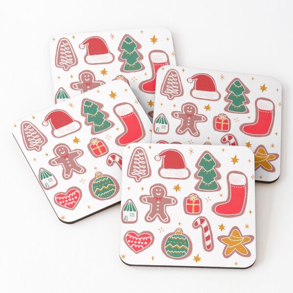 Item preview, Christmas cookies with star detail designed and sold by IlustraDeni.