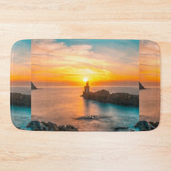 Item preview,    Cute colourful blue sea or ocean or blue water at sunset design designed and sold by BEAUTY ⭐⭐⭐⭐⭐.