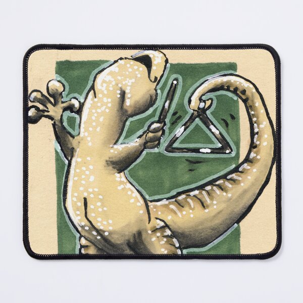 Item preview, Gecko Loves His Triangle designed and sold by CHeMnICORn.