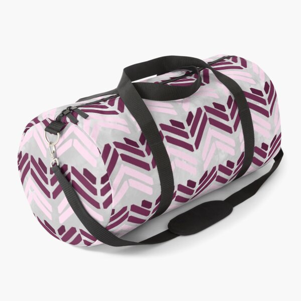 Item preview, Watercolor Hand Drawn Grey Maroon Herringbone Pattern designed and sold by Tamas Das.