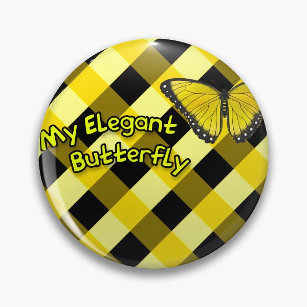 Aperçu de l'œuvre mon élégant papillon jaune créée et vendue par IDEA-STORE.