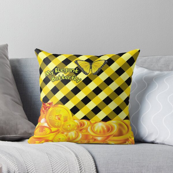 Item preview, my elegant butterfly yellow color designed and sold by IDEA-STORE.