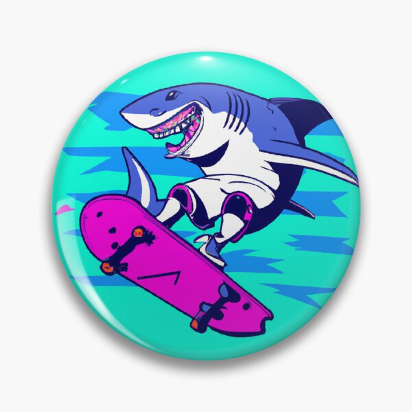Item preview, Skateboarding Shark  designed and sold by Gravosaurus Rex.