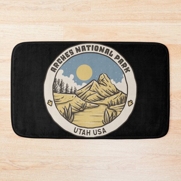Item preview, Arches National Park Vintage Mountain Path designed and sold by JordanHolmes.