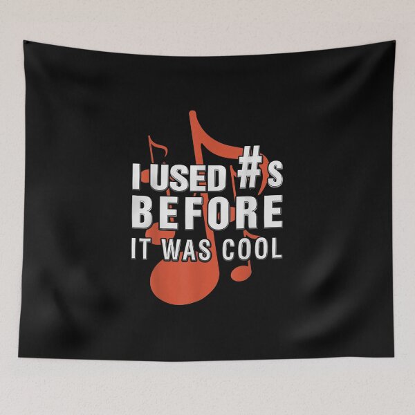 Item preview, I Used Hashtag Before It Was Cool Funny Music designed and sold by Nicholaswikstro.