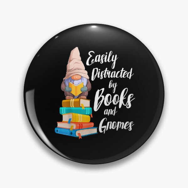 Item preview, Garden Gnome Easily Distracted By Books Gnomes Book Lover designed and sold by Jordannmw.