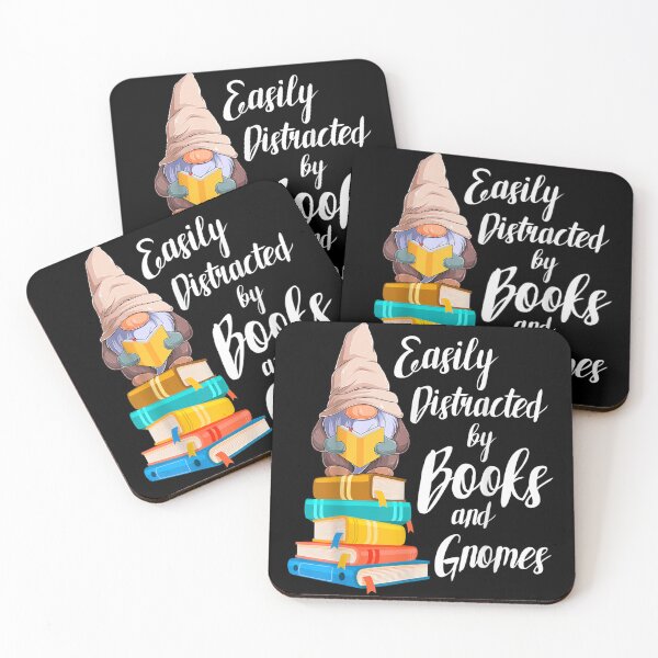 Item preview, Garden Gnome Easily Distracted By Books Gnomes Book Lover designed and sold by Jordannmw.