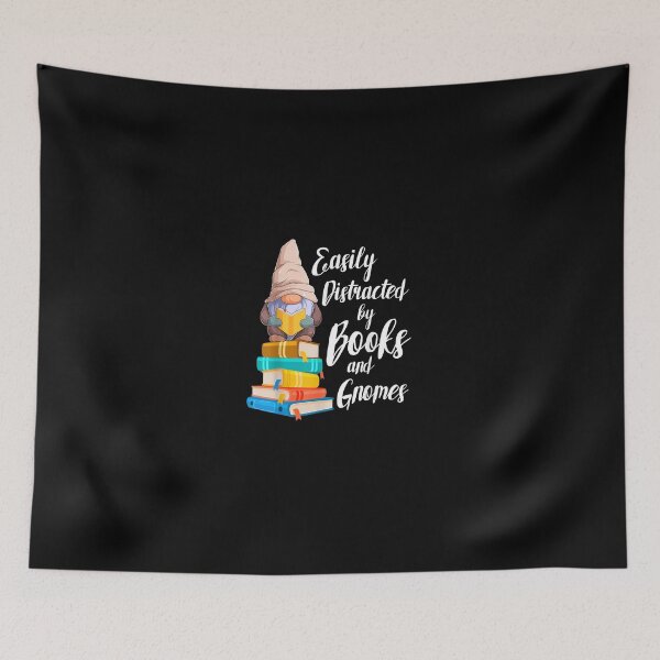 Item preview, Garden Gnome Easily Distracted By Books Gnomes Book Lover designed and sold by Jordannmw.