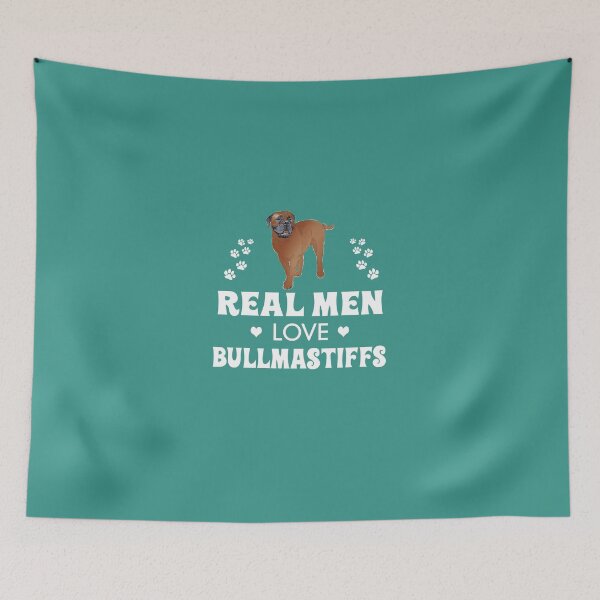 Item preview, Real Men Love Bullmastiffs designed and sold by AlwaysAwesome.