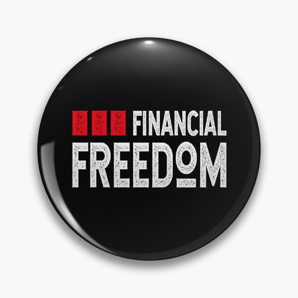Item preview,  Financial freedom for freelancers & hardwork motivation designed and sold by TheLuckyShirts.