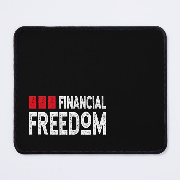Item preview, Financial freedom for freelancers & hardwork motivation designed and sold by TheLuckyShirts.
