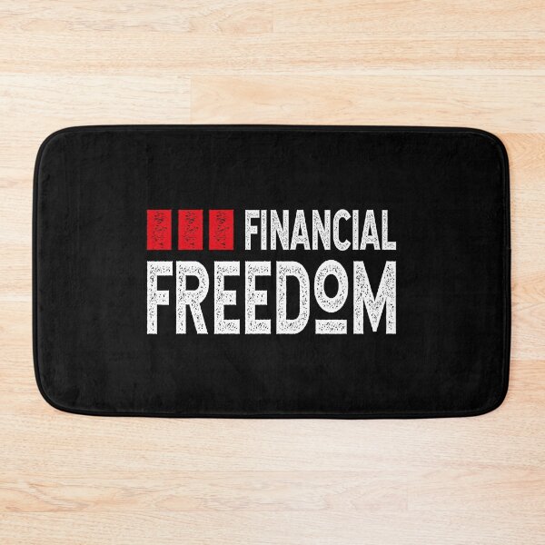 Item preview,  Financial freedom for freelancers & hardwork motivation designed and sold by TheLuckyShirts.