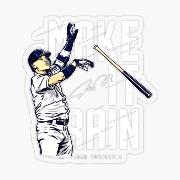 Josh Donaldson Baseball Edit Tapestries Yankees - Josh Donaldson - Sticker