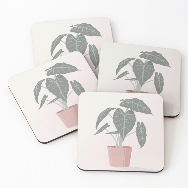 Item preview, Pastel Potted Alocasia Plant designed and sold by Sarah Eichert.