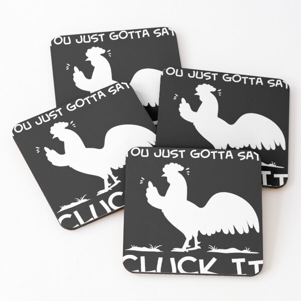 Item preview, Cluck IT Walk Away designed and sold by hilllhvdclark.