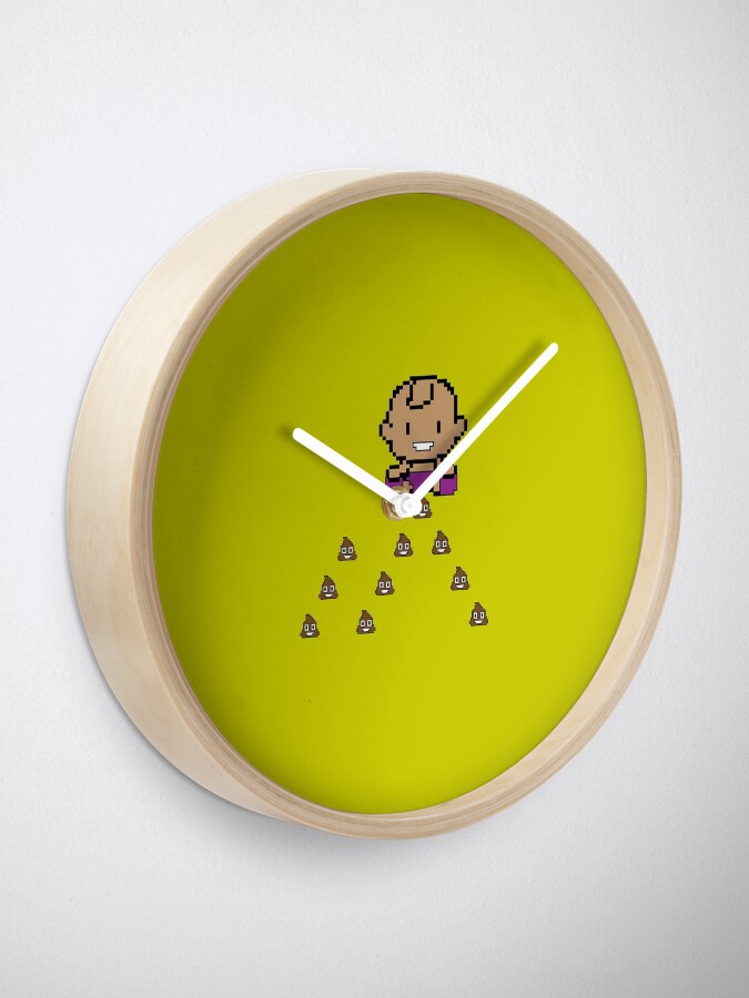 Alternate view of Baby Space Invader Clock