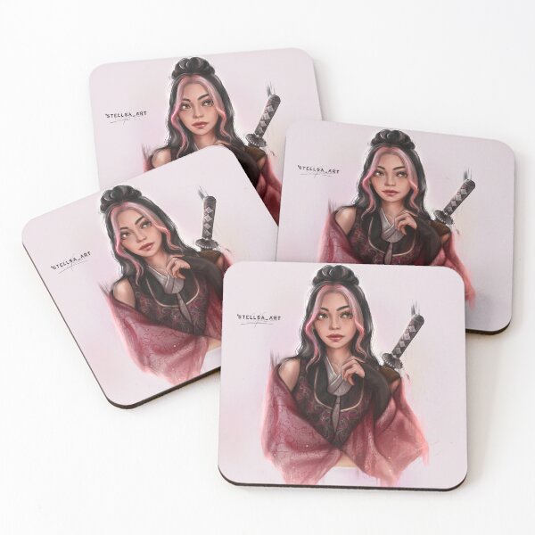 Item preview, Samurai girl illustration  designed and sold by Stellsa-art.
