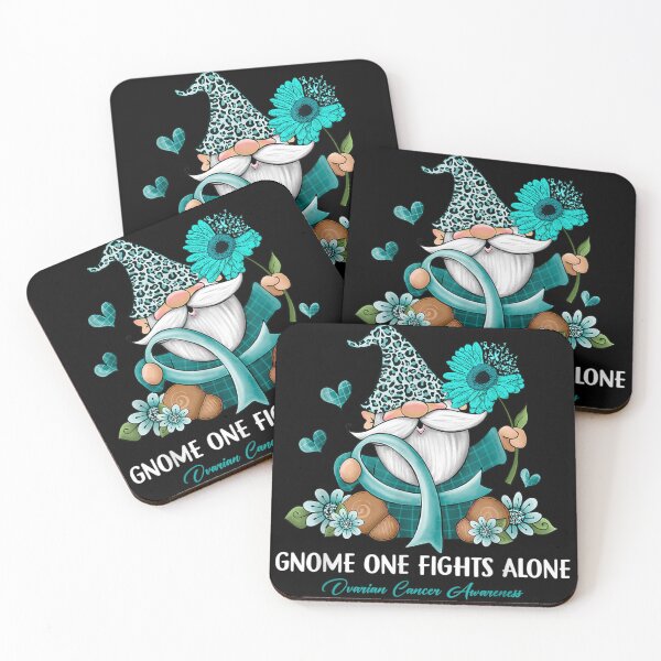 Item preview, Sunflower Gnome One Fights Alone Ovarian Cancer Awareness designed and sold by Jordannmw.