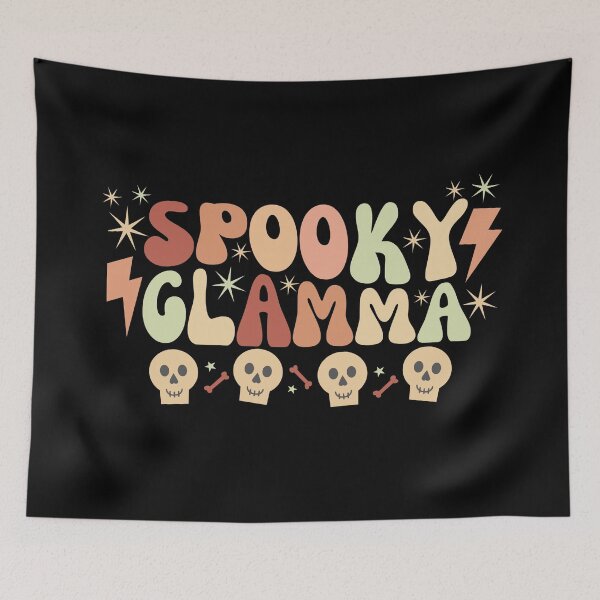 Aperçu de l'œuvre Grand-mère effrayante d'Halloween Glamma créée et vendue par SunfullyYours.