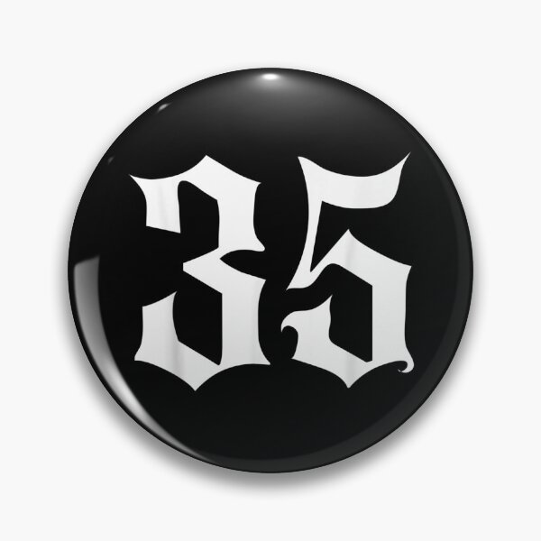 Item preview, Old English Number 35 Thirty-Five designed and sold by Odertwahlgren.
