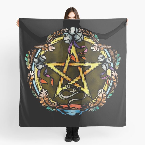The Pentacle of Air Scarf