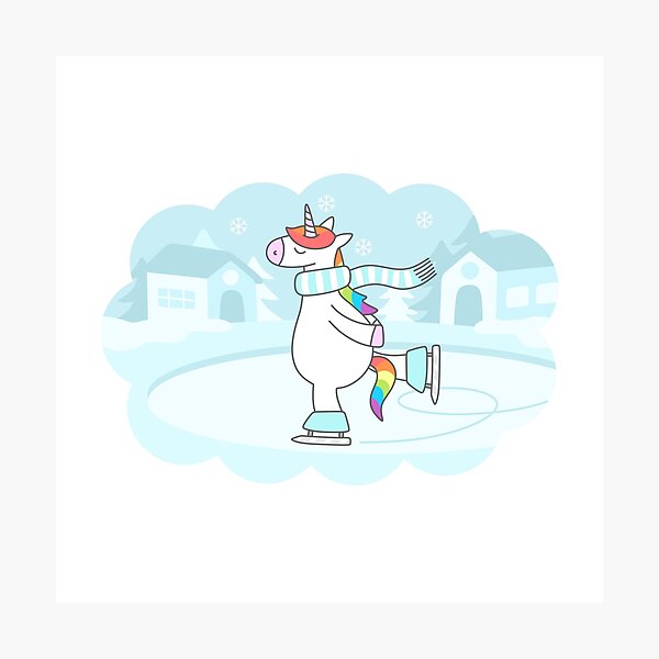 Item preview, Unicorn Winter designed and sold by sombrasblancas.