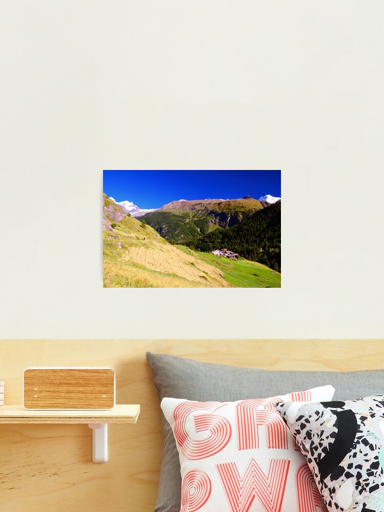 Thumbnail 2 of 3, Photographic Print, Swiss Rural Landscape designed and sold by Mallorn.