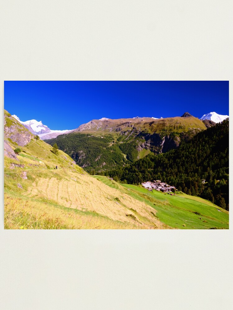 Thumbnail 1 of 3, Photographic Print, Swiss Rural Landscape designed and sold by Mallorn.