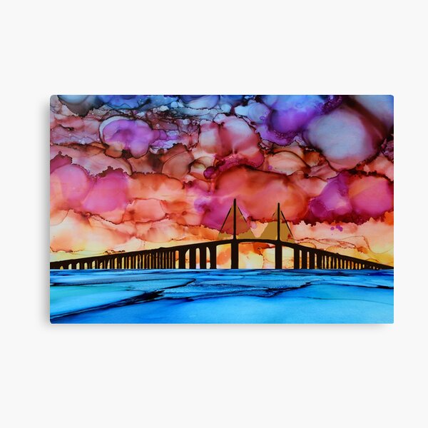 Sunshine Skyway Canvas Print