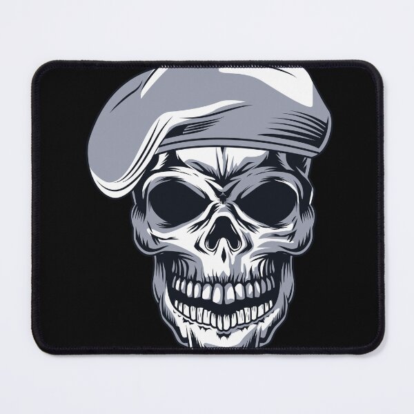 Item preview, Military Skull Head With Beret Special Forces Stickers & T shirts designed and sold by Yassin KM.