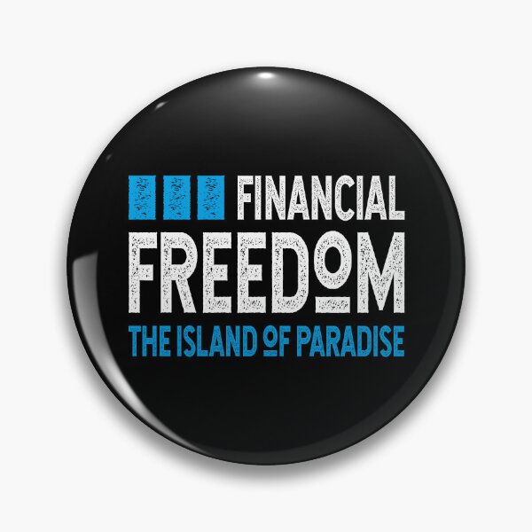 Item preview, Financial freedom the island of paradise for freelancers & hardwork motivation designed and sold by TheLuckyShirts.
