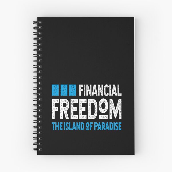 Item preview, Financial freedom the island of paradise for freelancers & hardwork motivation designed and sold by TheLuckyShirts.