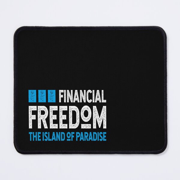 Item preview, Financial freedom the island of paradise for freelancers & hardwork motivation designed and sold by TheLuckyShirts.