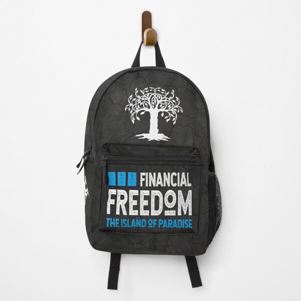 Item preview, Financial freedom the island of paradise for freelancers & hardwork motivation designed and sold by TheLuckyShirts.