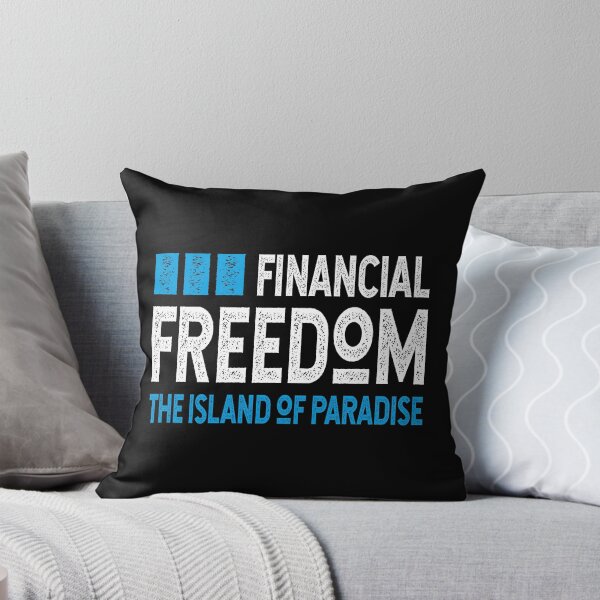 Item preview, Financial freedom the island of paradise for freelancers & hardwork motivation designed and sold by TheLuckyShirts.