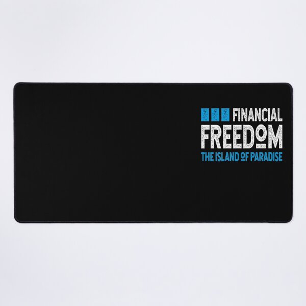 Item preview, Financial freedom the island of paradise for freelancers & hardwork motivation designed and sold by TheLuckyShirts.