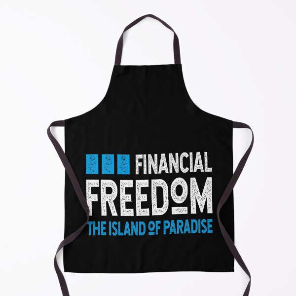 Item preview, Financial freedom the island of paradise for freelancers & hardwork motivation designed and sold by TheLuckyShirts.