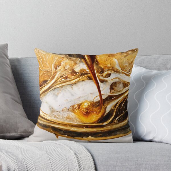 Item preview, Hyper realistic Dalgona Coffee Cup with Gold Resin Art designed and sold by Yellow Coffee.