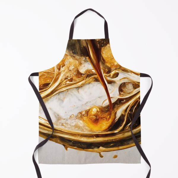 Item preview, Hyper realistic Dalgona Coffee Cup with Gold Resin Art designed and sold by Yellow Coffee.