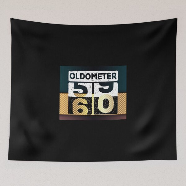 Item preview, Oldometer 59 to 60 Funny Birthday Gift designed and sold by Karry-Pat.