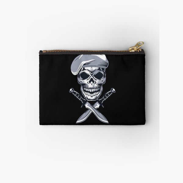 Item preview,  Military Skull Head With Beret & Knifes Stickers & T shirts  designed and sold by Yassin  KM.