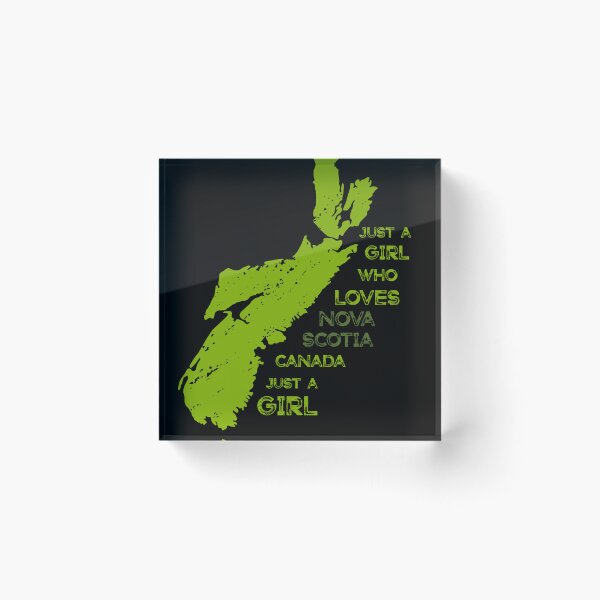 Item preview, GOWILD Just a girl who loves Nova Scotia designed and sold by GOWILDstyle.