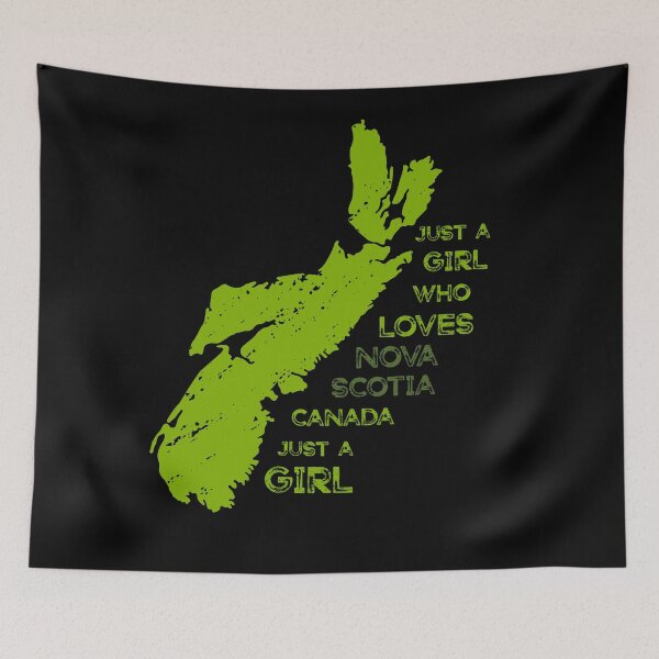 Item preview, GOWILD Just a girl who loves Nova Scotia designed and sold by GOWILDstyle.