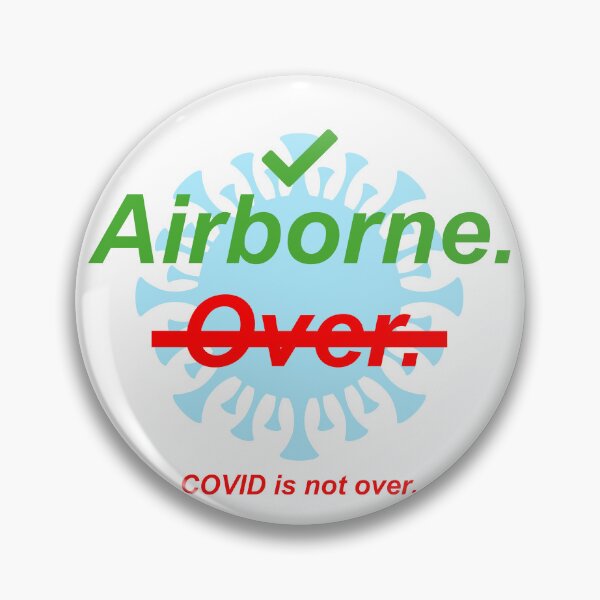 Artikelvorschau, COVID: airborne ✅ ja, über ❌. (Bekleidung/Sonstiges) entworfen und verkauft von actagainstcovid.