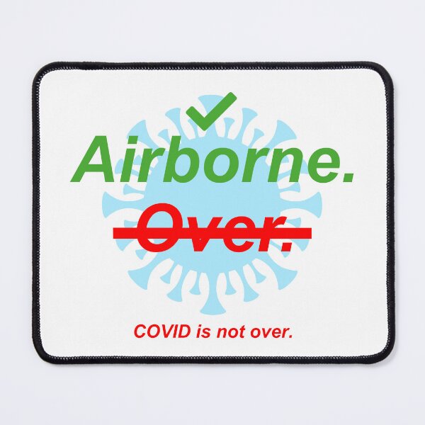 Artikelvorschau, COVID: airborne ✅ ja, über ❌. (Bekleidung/Sonstiges) entworfen und verkauft von actagainstcovid.