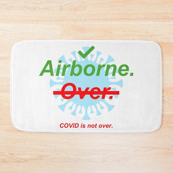 Item preview, COVID: airborne ✅ yes, over ❌. (Apparel/other) designed and sold by actagainstcovid.
