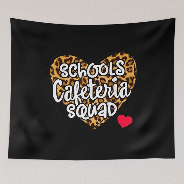Item preview, Support Team Leopard Heart Matching Schools Cafeteria Squad designed and sold by Odertwahlgren.